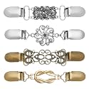 DEVPSISR 4pcs Shirt Dress Cardigan Clip,Women Sweater Shawl Clips for clothing