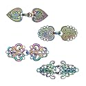 DEVPSISR 4pcs Shirt Dress Cardigan Clip,Women Sweater Shawl Clips for clothing