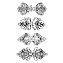 DEVPSISR 4pcs Shirt Dress Cardigan Clip,Women Sweater Shawl Clips for clothing