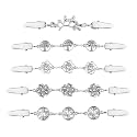 DEVPSISR 4pcs Shirt Dress Cardigan Clip,Women Sweater Shawl Clips for clothing