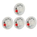 4pcs Solar LED Tire Lights with Flash Modes in Colors Silicone Shell Strobe Wheel Lamps for Car and Motorcycle Safety and Decoration