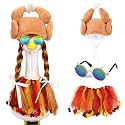4PCS Thanksgiving Goose Outfits Turkey Goose Costume Set for Goose Statue