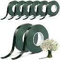 4Pcs Waterproof Floral Tape Green Flower Floral for Craft Bouquet Wrapping