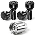 4PCS Wheel Lock Bolts M14x1.25 with Key Fits BMW Replace 36136792851