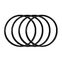 4Pcs White Wheel Rim Protector Rings, Scratch-Resistant Tyre Edge Guards, Decorative Tyre Impact Protection for 17in Wheel Hub, Durable Car Wheel Accessories