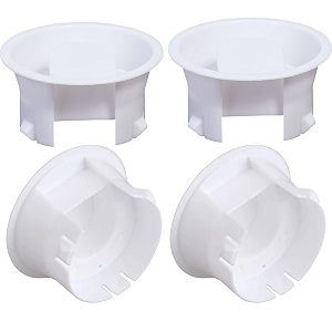 4 pieces glass water pitcher lid replacement cap stoppers for jug bistro white