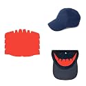 4Pk Foam Crown Shaper Inserts for Baseball Caps,Snapback Hats, Washable Reusable Cap Support