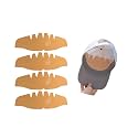4Pk Foam Crown Shaper Inserts for Baseball Caps,Snapback Hats, Washable Reusable Cap Support
