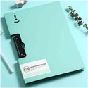 4tens File Pad A4 360 Over Flip Writing Pad Waterproof Foldover Clipboards File Folder (Set of 1, Light Green)