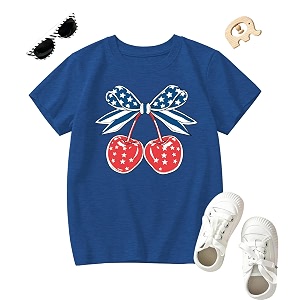 4th of July Floral American Flag Tank
