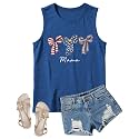 4th of July Floral American Flag Tank