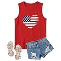 4th of July Floral American Flag Tank