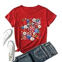 4th of July Floral American Flag Tank