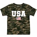 4th of July Shirts Toddler Boys Girls American Flag USA T-Shirt Kids Patriotic Tee Tops