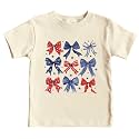 4th of July Shirts Toddler Boys Girls American Flag USA T-Shirt Kids Patriotic Tee Tops