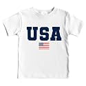 4th of July Shirts Toddler Boys Girls American Flag USA T-Shirt Kids Patriotic Tee Tops