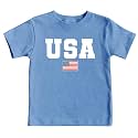 4th of July Shirts Toddler Boys Girls American Flag USA T-Shirt Kids Patriotic Tee Tops