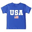 4th of July Shirts Toddler Boys Girls American Flag USA T-Shirt Kids Patriotic Tee Tops