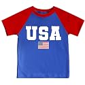 4th of July Shirts Toddler Boys Girls American Flag USA T-Shirt Kids Patriotic Tee Tops