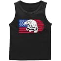 4th of July Tank Tops Boys Girls American Flag Shirts Kids Patriotic USA T-Shirt Cotton Sleeveless Tees Tops 1-7T