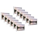 4x6 Inch 12 PCS Elegant White Wooden