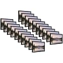 4x6 Inch 20 PCS Classic Black Wooden