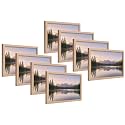 4x6 Inch 8 PCS Natural Wood Finish