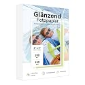 4x6 Photo Paper, 100 Sheets Goefun 54LB Glossy Inkjet Printer Paper