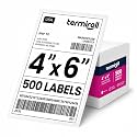 4x6 Thermal Labels 500 Fanfold - Rollo Zebra MUNBYN, Strong Adhesive