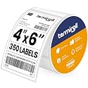 4x6 Thermal Shipping Labels Roll, 350 Precision Cut
