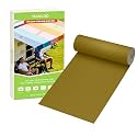 TIANLDD 4x78in Nylon Repair Tape，Self Adhesive Waterproof Fabric Repair Tape,Tent Repair Kit，for Down Jackets, Tent, Umbrella, Sleeping Bag, Knapsack.（Deep Yellow）
