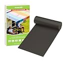 TIANLDD 4x78in Waterproof Repair Tape for Boat Covers,Tents,Tarp,RV Awning，Fabric Repair Tape(Dark Gray)