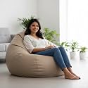4XL Faux Leather Tear Drop Bean Bag