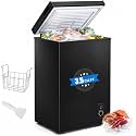3.5 Cu.Ft Small Deep Freezer, Quiet Compact Chest Freezer