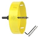 5-1/2 Inch Hole Saw with Arbor, 140mm Hole Cutter