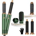 5 in ONE Blow Dryer Brush, Curling Wand Hair Styling Tools Set, Ionic Hot Air Hair Dryer, Massage Oval Hair Dryer, Left&amp;Right Hair Curlers 100-120V
