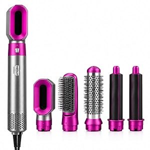 5-in-1 Hair Styler Hot Air Brush with