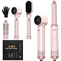 5-in-1 Hair Styler, Wrap Air Curler & Blow Dryer Brush for Women