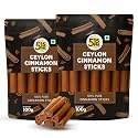 5:15PM Ceylon Cinnamon Sticks 100gm| SriLankan Dalchini Sticks |World's Finest Ceylon Cinnamon Quills - Genuine Source Certification (Pack of 2)