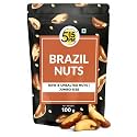 5:15PM Jumbo Brazil Nuts 100gm | Handpicked & Exotic Brazilian Nuts | Raw & Unsalted Natural Whole Brazil Nut 100g | Ready To Eat Snack | Pantry Essential | Multi-Purpose Pack