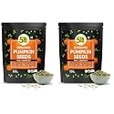 5:15PM Organic Pumpkin Seeds 200gm | Raw Pumpkin Seeds for eating |Immunity Booster Seeds | 100% Organic, Pure, Natural & Unroasted Seeds– 200g (Pack of 2)