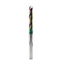 5/16" Extra Long 2-Flute Carbide Ball Nose End Mill, 4” OAL, 1pc