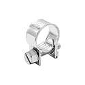 5/16" Mini Fuel Injection Hose Clamps, 20PCS Gas Line Hose Clamp, Adjustable Pipe Hose Clip Tube Clamps for Automotive,Agriculture,Plumbing, 1/2"-9/16" Dia