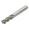 5/16" x 5/16" Inch HSS Straight Shank 4 Flute End Milling Cutter for Wood Aluminum Steel Titanium