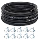 5/16 Fuel Line, Nylon Braided Fuel Line Hose 10FT, NBR Rubber Hose