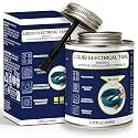 5.29OZ Liquid Electrical Tape, White Insulating Glue with Brush Cap, Waterproof & Flexible Rubber Coating, Quick-Drying for Wires, Cables, Outdoor Electrical Connectors, Marine, Automotive Use