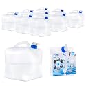 5.3 Gallon Collapsible Water Storage Container with Spigot, BPA-Free