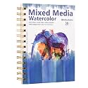 Qlmhudaim 5x7.5 Inch Spiral Watercolor Paper Pad, 30 Sheets 300g
