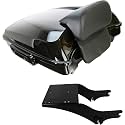 5.5'' Razor Tour Trunk W/Backrest Pad For Harley Touring 1997-2008