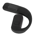 5.5 Single Ear Headset Noise Cancelling Wireless Earpiece with Battery Display for Running and Cycling (Black)